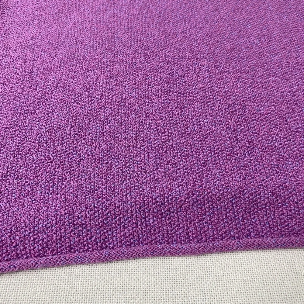 Free People Beach Purple Knit V-Neck Tie Strap Sweater Tank‎ Top Women's Large